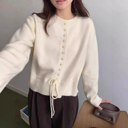 Damen Strickjacke mit Knöpfen Norvielle