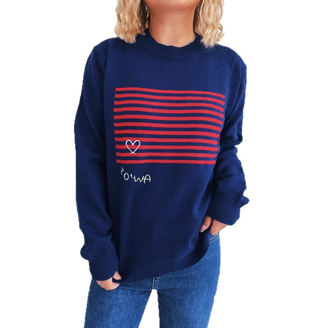 Damen Sweatshirt Grafik-Print Norvielle