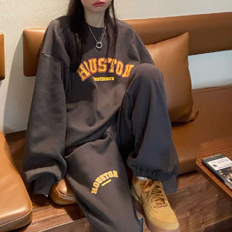 Damen Oversized Sweat-Hose-Kombi Norvielle Bequem
