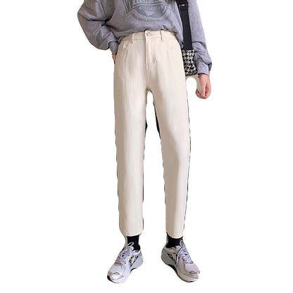 Damen Hochtaillierte Chino-Hose Norvielle