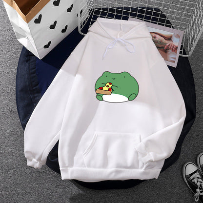 Damen Hoodie Froschdesign Weich Norvielle