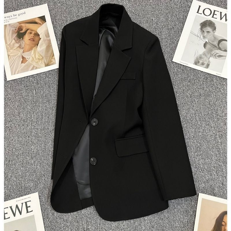 Damen Blazer Tailliert Kontrastknöpfe Norvielle