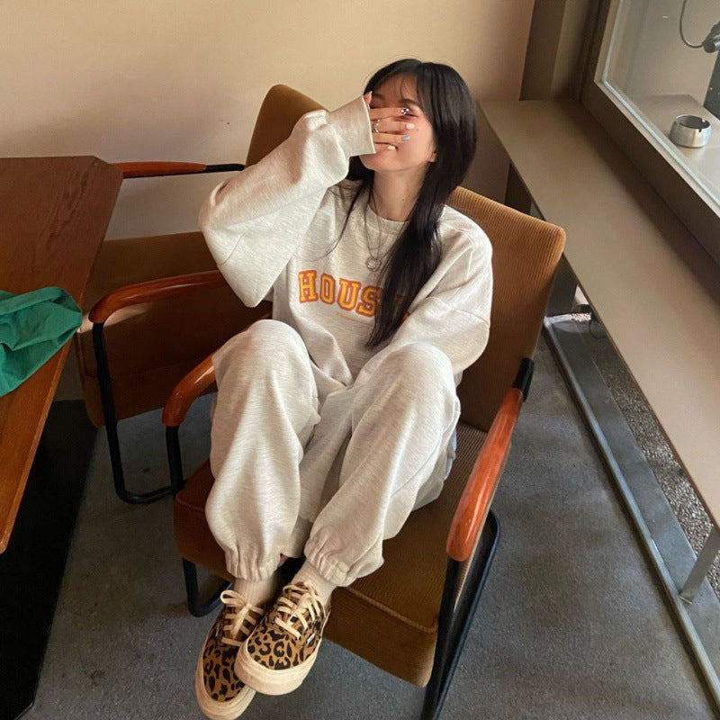 Damen Oversized Sweat-Hose-Kombi Norvielle Bequem