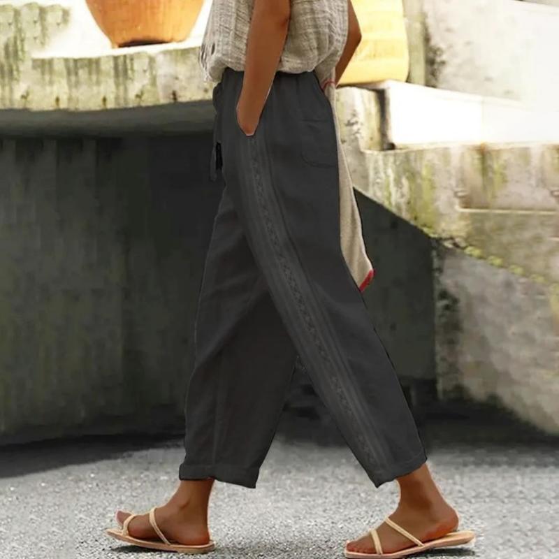Norvielle Damen Gerade Hosen Lässig