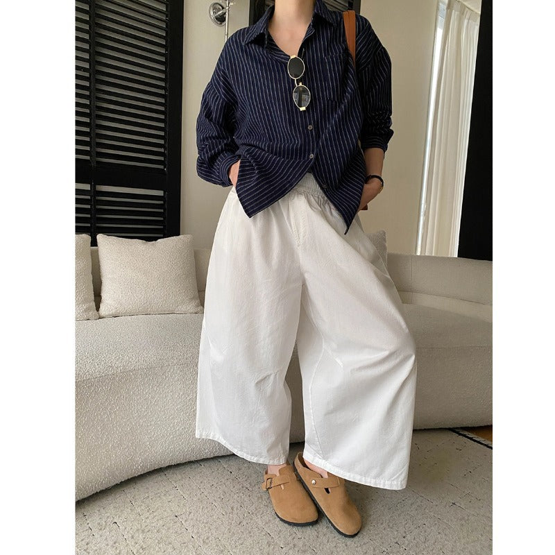 Damen Weite Chino-Hosen Norvielle Beige