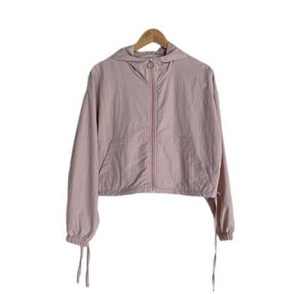 Damen Outdoor-Jacke Atmungsaktives Material Kordelzug