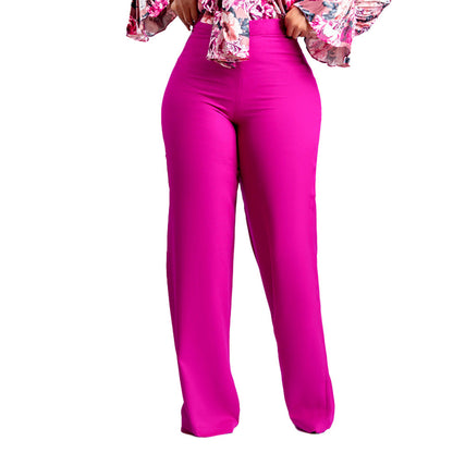 Damen High-Waist-Hosen Norvielle Elegantes Design