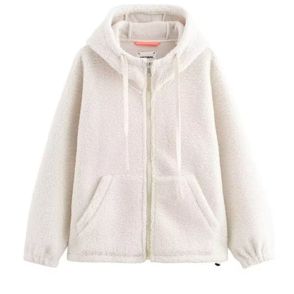 Damen Fleecejacke Hochkragen Kuschelig Grün Norvielle