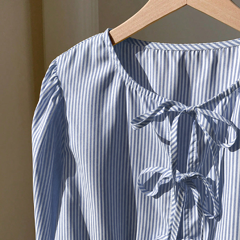 Damen Bluse Rüschensaum Dekorativ Norvielle