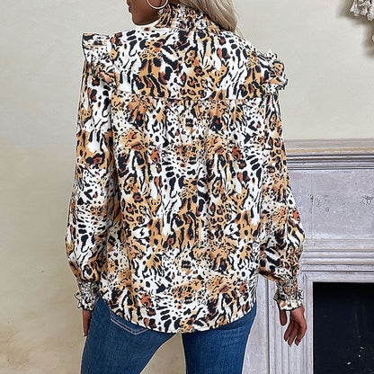 Damen Bluse Puffärmel Elastisch Weiß