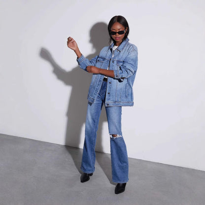 Damen Oversized Denimjacke