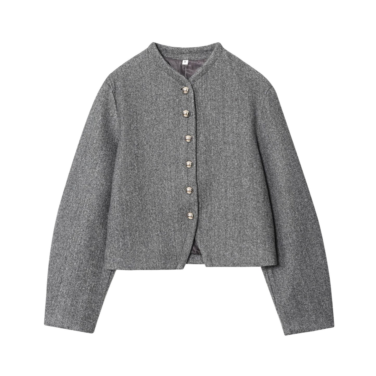 Damen Kurzjacke mit Knopfleiste Elegantes Design Norvielle