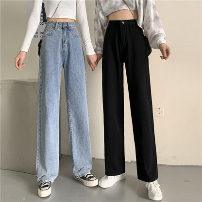 Damen Highwaist Jeans Weit Norvielle