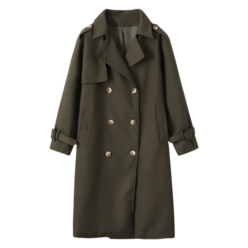 Damen Trenchcoat Eleganter Schnitt Norvielle