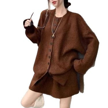Damen Strickjacke Oversized Kuschelig Norvielle