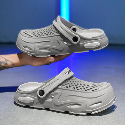 Herren Clogs Atmungsaktives Material Verstellbarer Riemen