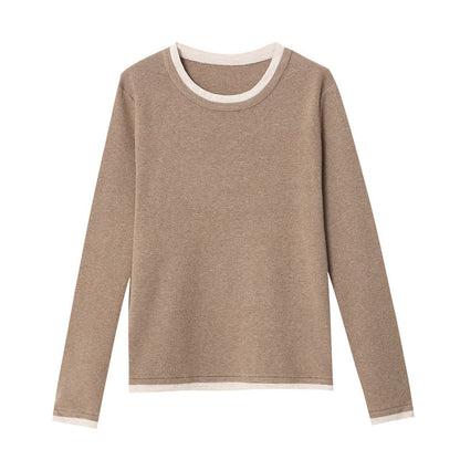 Damen Pullover mit Kontrastdetails Fein Norvielle