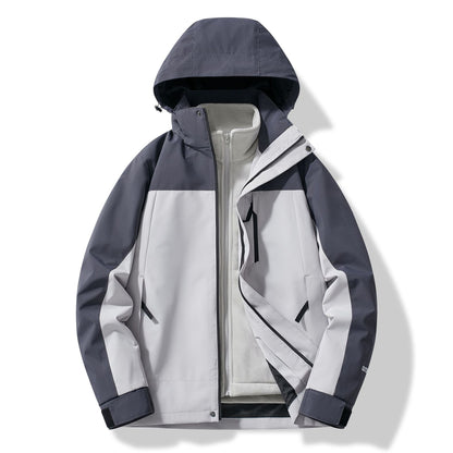 Norvielle Unisex Skijacke Winddicht Wasserdicht