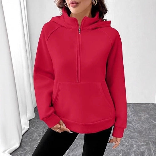 Damen Hoodie Kordelzug Sportlich Norvielle