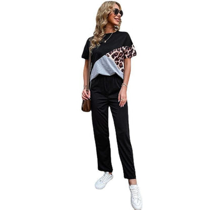 Damen Sport-Jumpsuit Kunterbunt Lässiger Schnitt