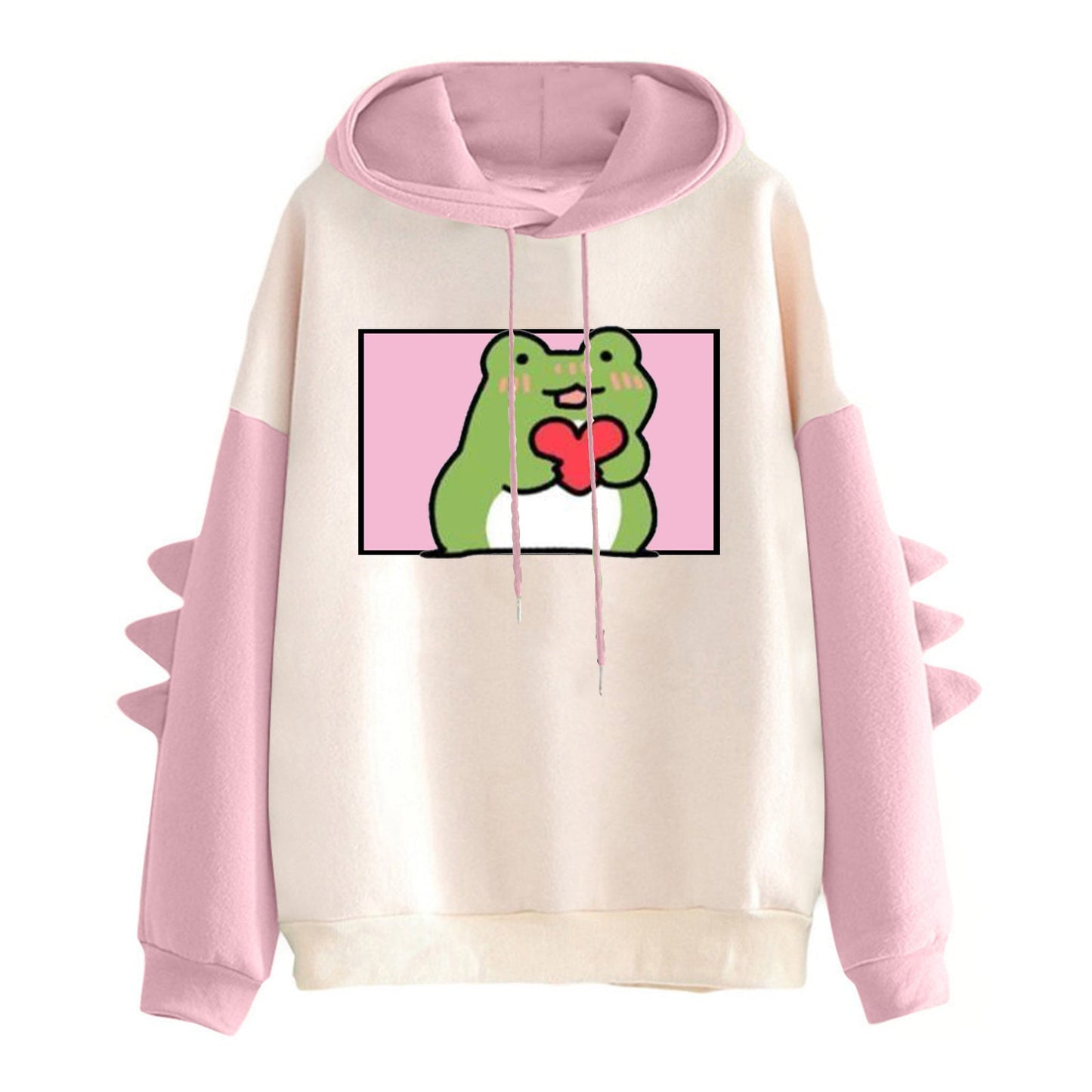 Damen Hoodie Froschdesign Norvielle - Norvielle