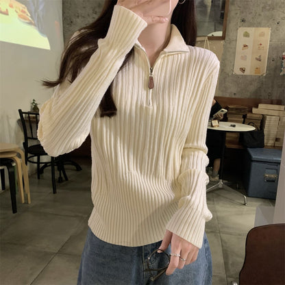 Damen Sweatshirt Stehkragen Norvielle