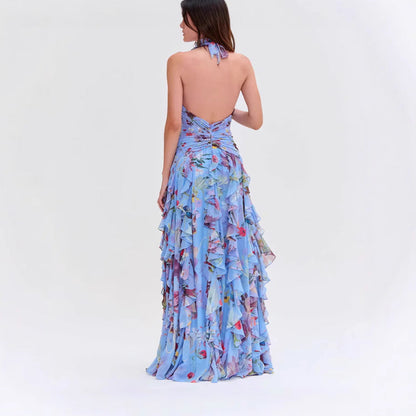 Damen Abendkleid Norvielle Rüschen
