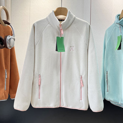 Damen Fleecejacke Weich Reißverschluss Norvielle