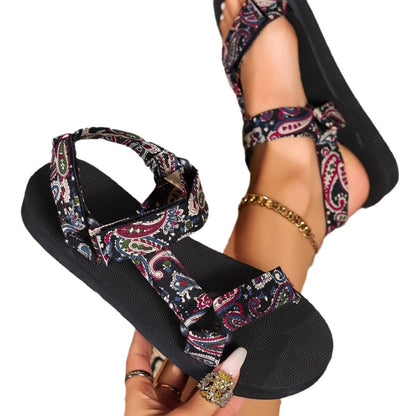 Norvielle Damen Orthopädische Sandalen Bunt - Norvielle