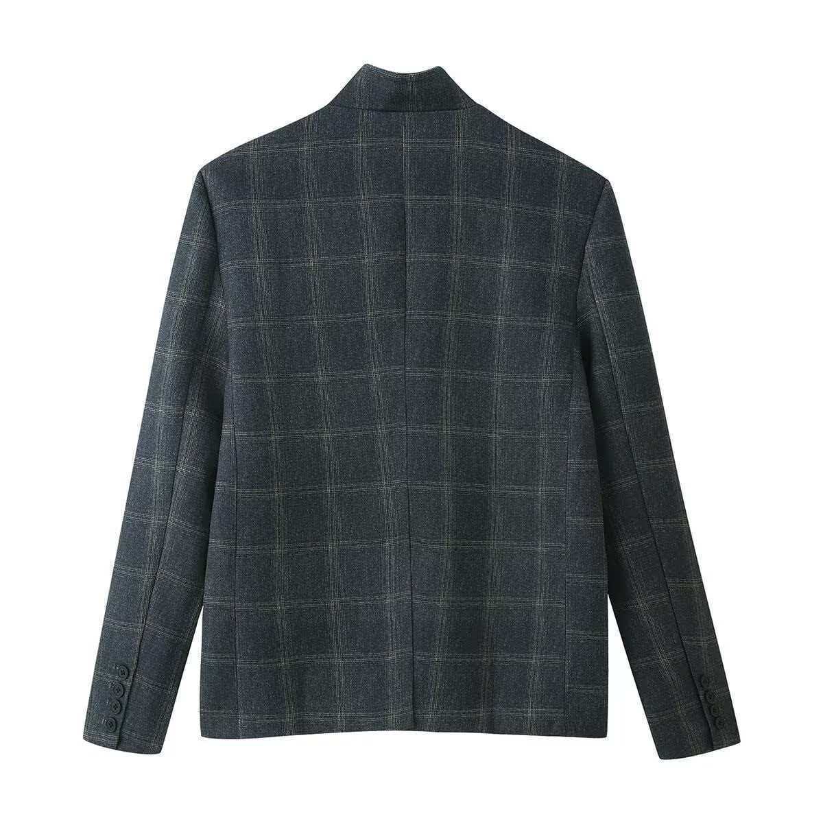 Damen Blazerjacke Kariert Norvielle