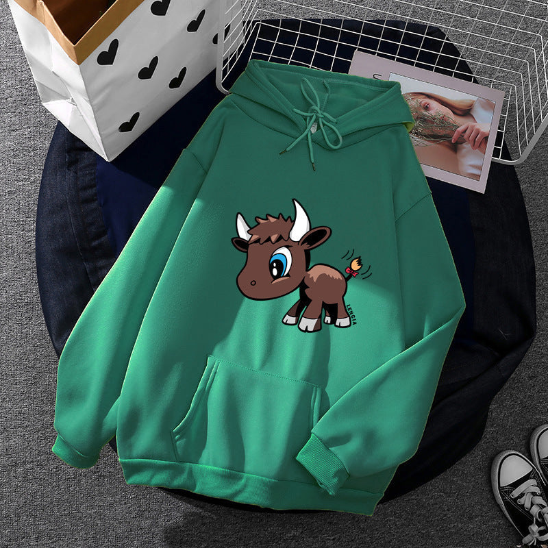 Damen Kapuzenpullover Tiermotiv
