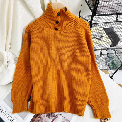 Damen Rollkragenpullover Weiches Strickmaterial Norvielle