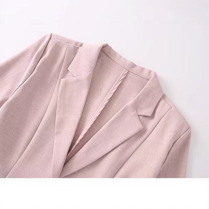 Damen Blazerjacke mit floralem Innenfutter Norvielle