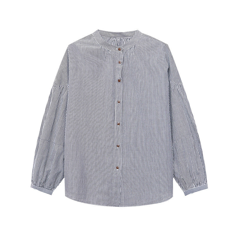 Damen Hemdblusenshirt Elegantes Design Dekorative Knöpfe Norvielle