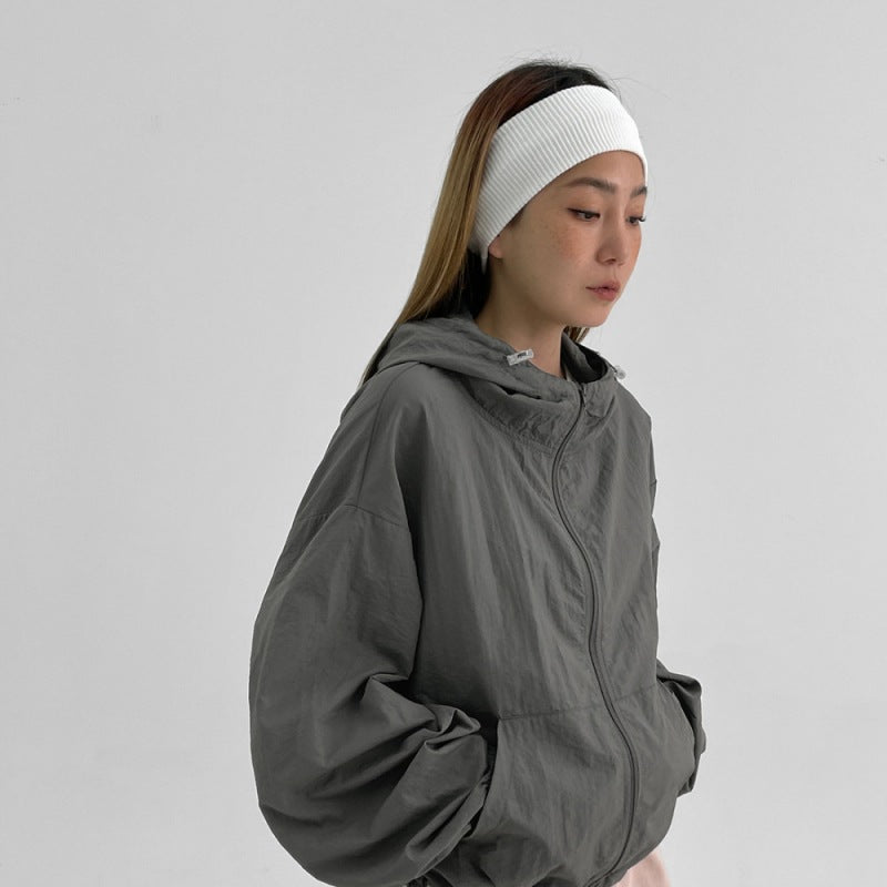 Damen Outdoor-Windjacke Leicht Verstellbar Norvielle