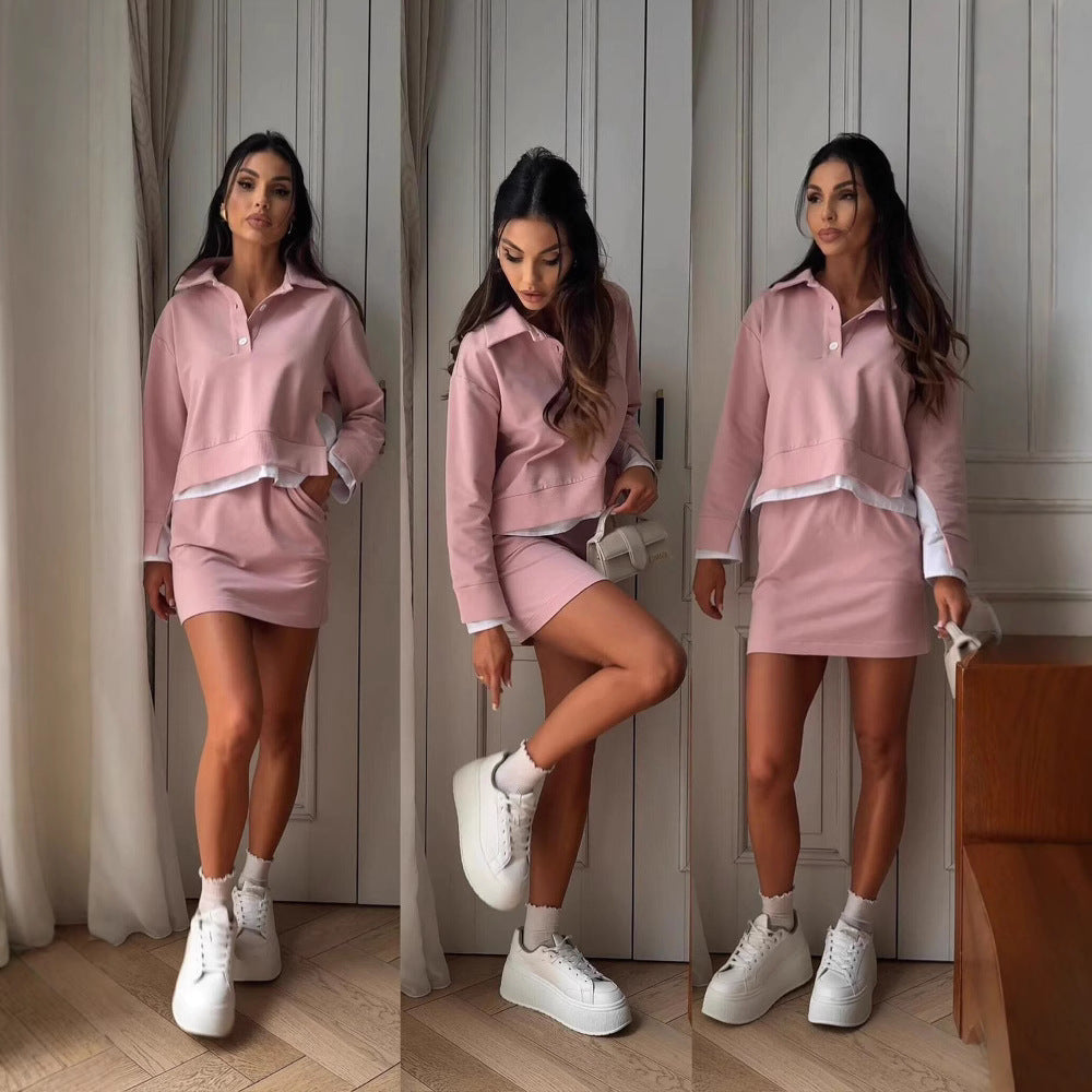 Damen Sport-Sweatanzug mit Kapuze und kurzer Hose Norvielle - Norvielle