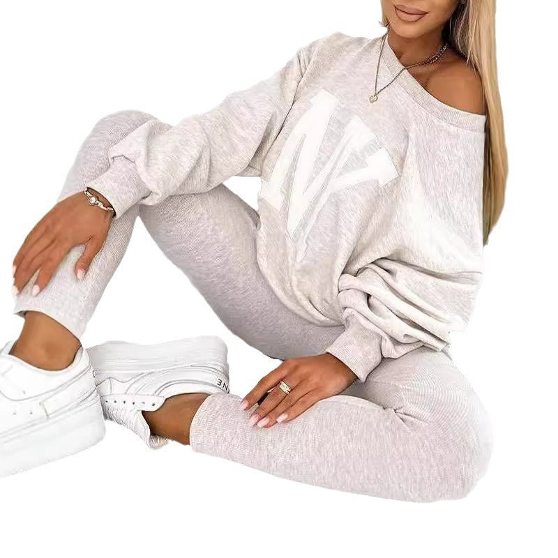 Damen Oversized Pullover Floralmuster Norvielle