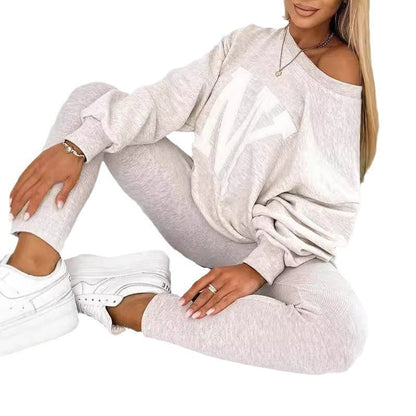 Damen Oversized Pullover Floralmuster Norvielle