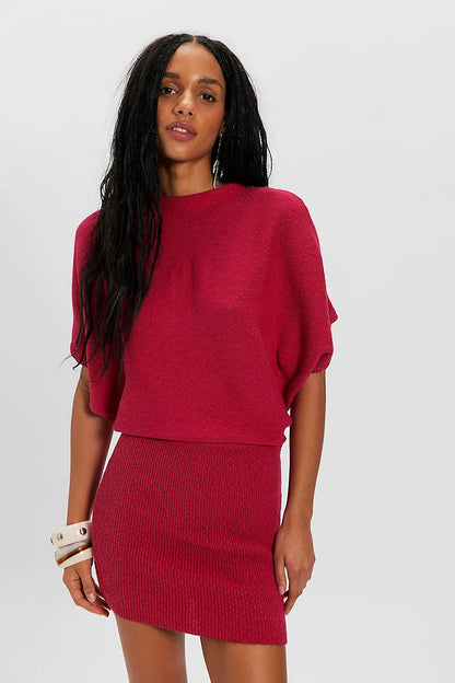 Damen Strickkleid Lässig Figurbetonend Rock Norvielle