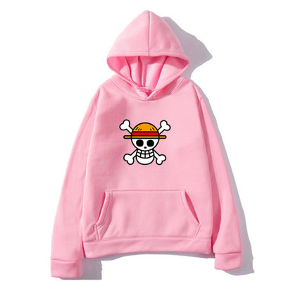 Damen Kapuzenpullover Piratenmotiv Bequem Norvielle