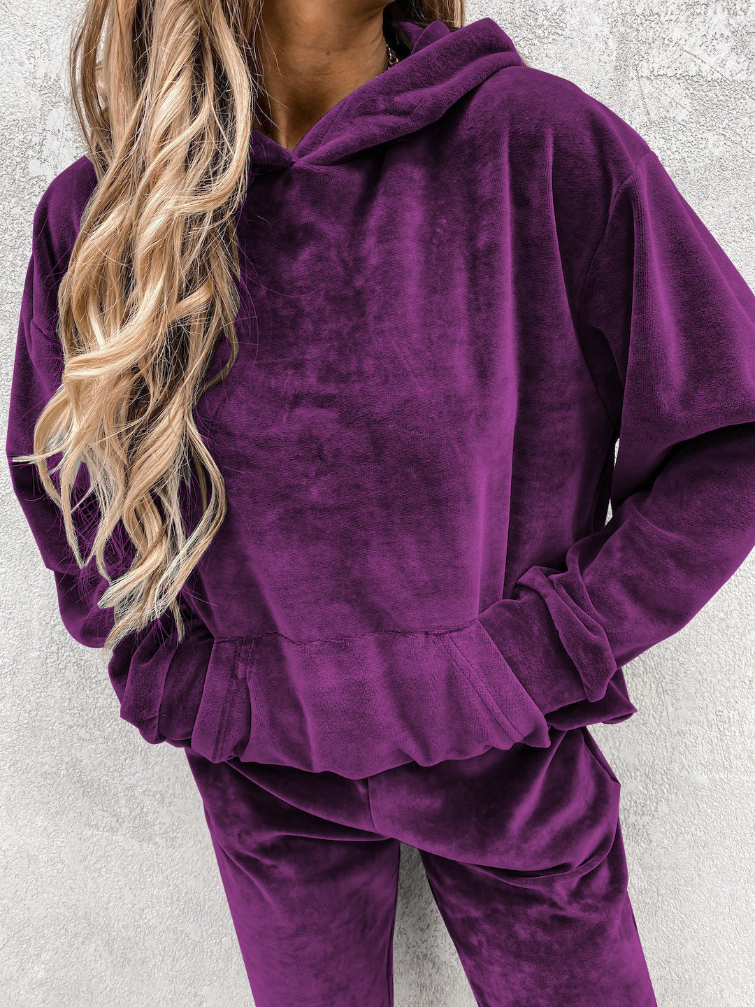 Damen Fleece-Hoodie Kuschelig Lässig Norvielle