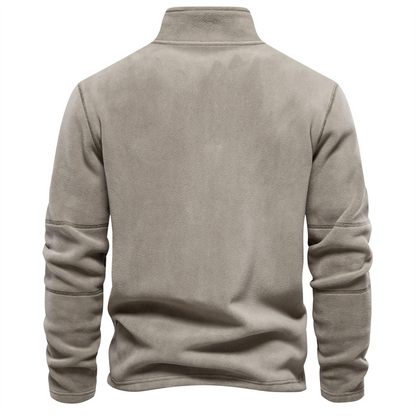 Herren Klassisches Sweatshirt Viertelreißverschluss