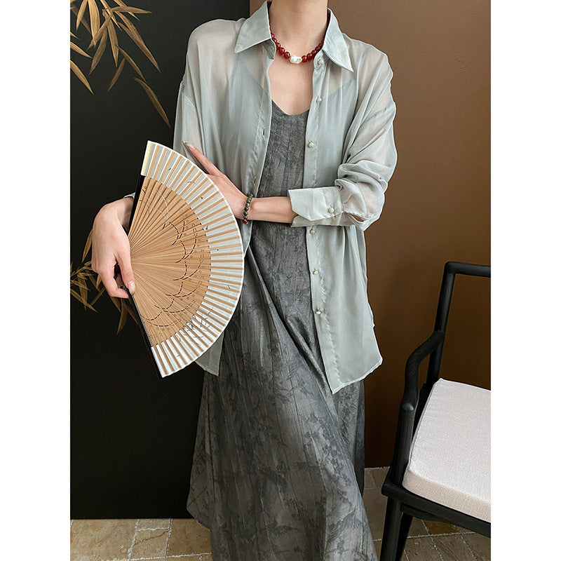 Damen Maxikleid mit floralem Muster Leichtes Overlay Norvielle
