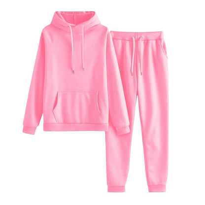 Damen Hoodie Jogginghose Set Lässig Mit Taschen Norvielle