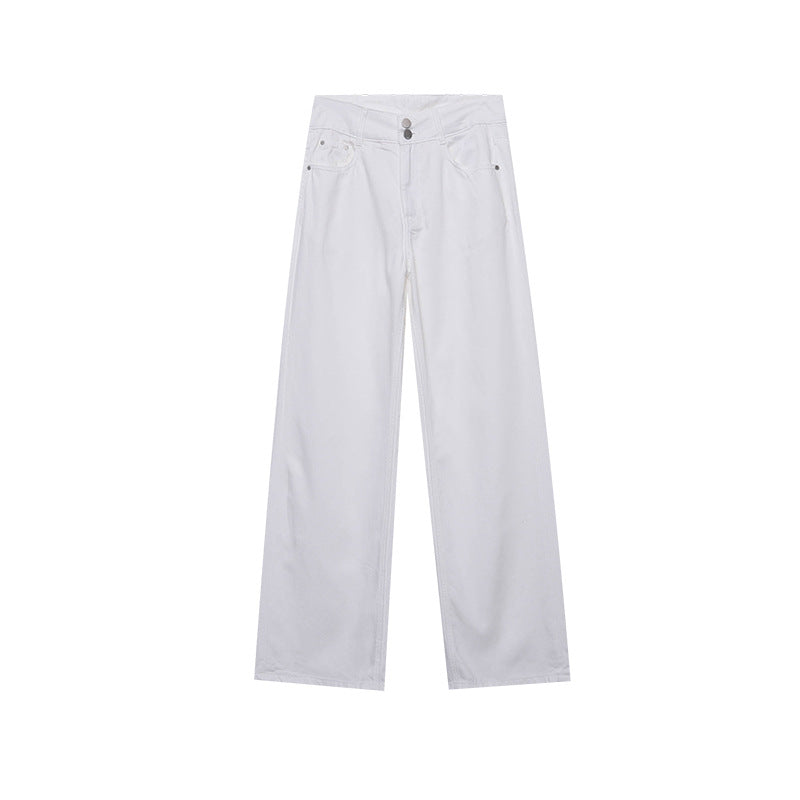 Damen Bluse Rüschendetails Schlüsselaugenverschluss Norvielle