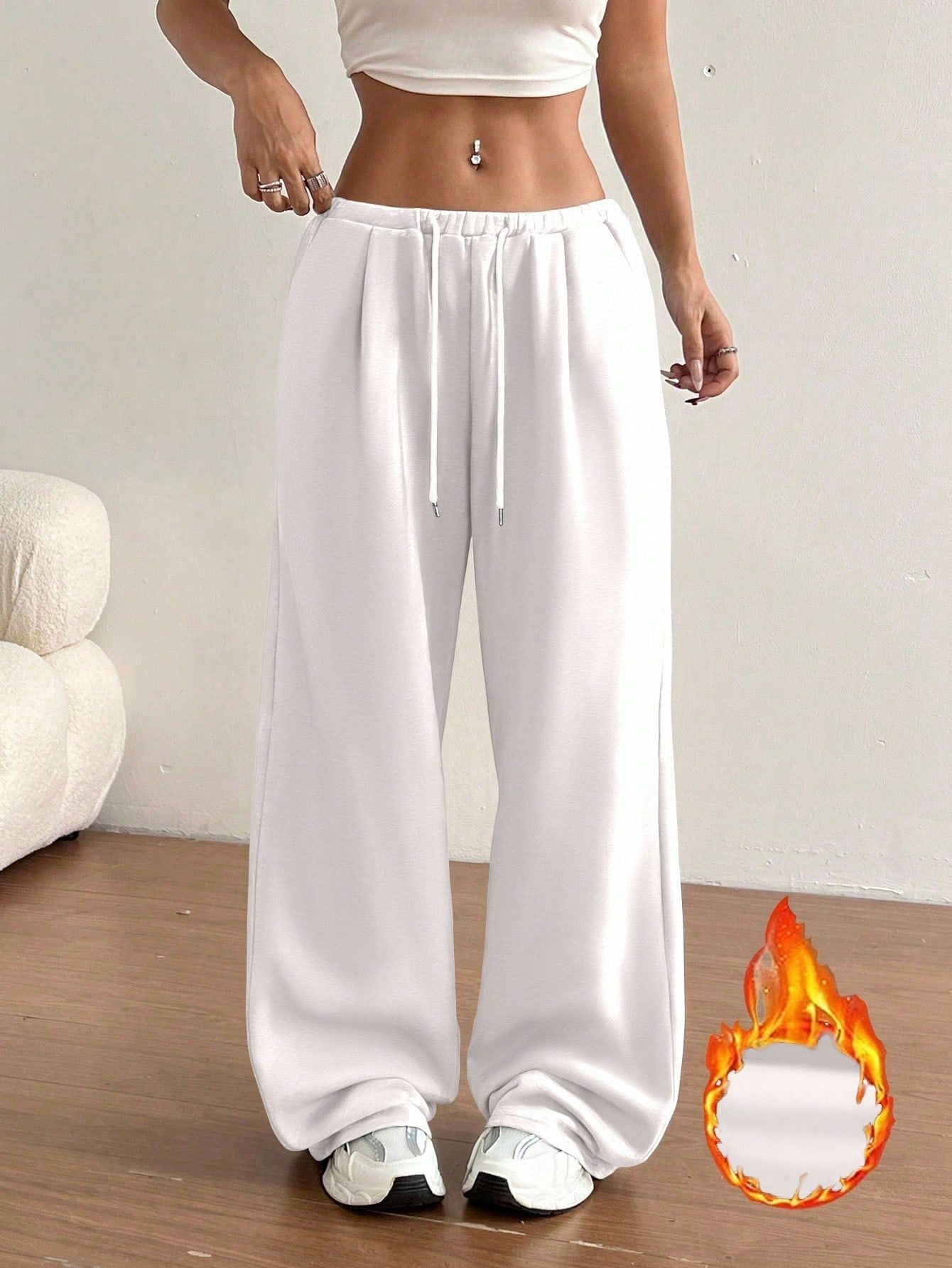 Damen Sweathose Bequem Lässiger Schnitt Norvielle