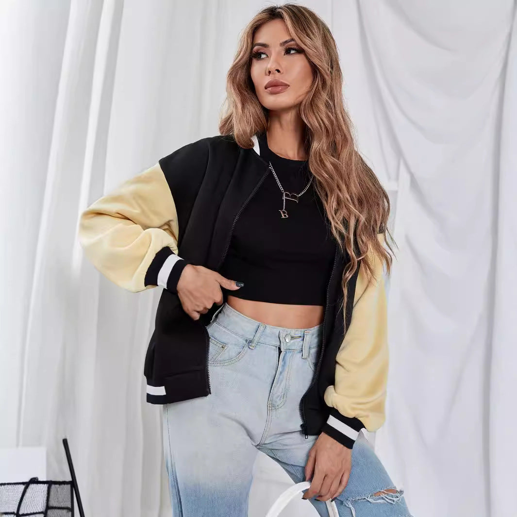 Damen Sportjacke Trendfarben Lässiger Schnitt Norvielle