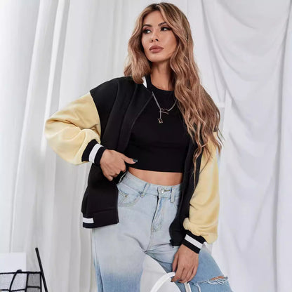 Damen Sportjacke Trendfarben Lässiger Schnitt Norvielle