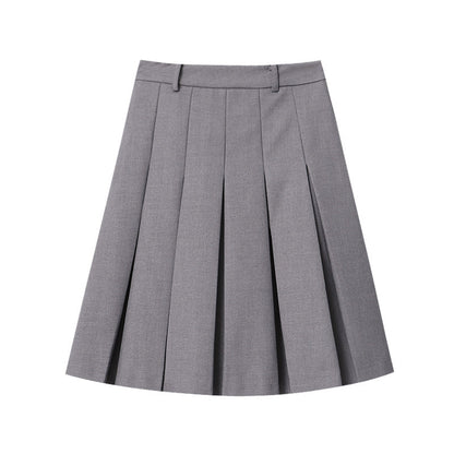 Damen Midirock Faltenwurf Hohe Taille Norvielle