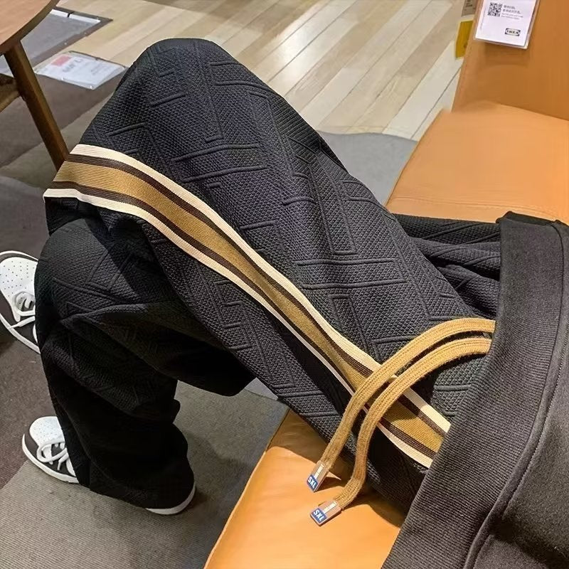 Damen Freizeithose Strukturiert Seitliche Streifen Norvielle